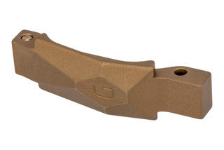 The Geissele Automatics Desert Dirt Ultra Precision 5 Axis AR15 Trigger guard is machined from aluminum